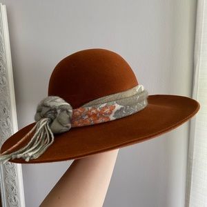 Vintage Wide Brim Hat